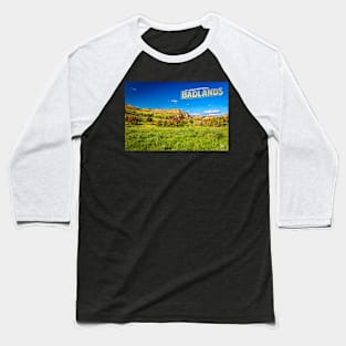 North Dakota Badlands Baseball T-Shirt